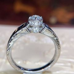 英国王室御用達 ガラード（Garrard）ルビー＆ダイヤモンド・クラスター