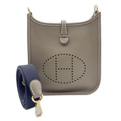 エルメス(HERMES) エブリンTPM(16) エトゥープ トリヨンクレマンス ゴールド金具 W刻印(2024年製造) 新品 レディース ショルダーバッグ0