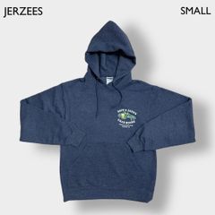 JERZEES パーカー シーフードレストラン ワンポイント バックプリント S