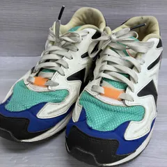 NIKE ナイキ BV1359-400 AIR MAX 2 LIGHT SP スニーカー ホワイト/ブルー×グリーン 27.0cm  汚れあり