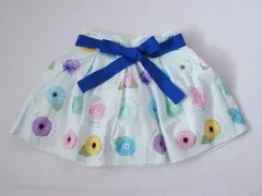 シモネッタミニ simonetta mini マメール アウトレット 子供服 女の子 4歳 約 100cm スカート ペパーミントグリーン 緑 お花 春 夏 ★4 ボトムス ガールズ 女児 キッズ 【中古】 ユーズド リサイクル こどものサムネイル