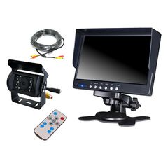 7 인치 4 분할 온 대시 모니터 백 카메라 세트 적외선 LED 탑재 안심의 암시 카메라 24 V차 대형차 트럭 등에 도요타 이스즈 히노 FUSO UD TRUCKS 마쓰다
