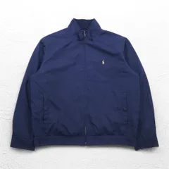 Polo by Ralph Lauren 90年代 スウィングトップ ハリントンジャケット XL ネイビー スモールポニー刺繍