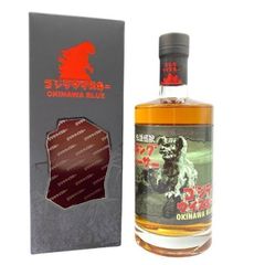 ゴジラウイスキー　OKINAWA BLUE 怪獣王ゴジラ　久米仙酒造 久米仙酒造、ゴジラ × OKINAWA BLUEのコラボウイスキー数量限定