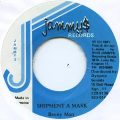 ジャマイカ7” Beenie Man Shipment A Mask Jammys /00050