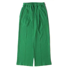 美品 MAISON SPECIAL メゾン スペシャル パンツ サイズ:00(XS-S) オメガリブ ピンタクック ワイド パンツ グリーン 日本製 ブランド ボトムス ズボンのサムネイル