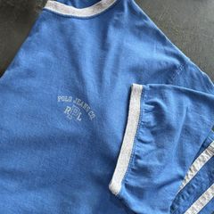 90〜00s POLOJEANS サイドライン ワンポイントプリントTシャツ