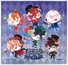 【中古】タオル・手ぬぐい(キャラクター) 集合 マイクロファイバーミニクロス 「PS Vitaソフト DIABOLIK LOVERS LUNATIC PARADE 限定版 アニメイト限定セット」 早期予約特典