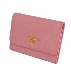 PRADA プラダ 1MH840 三つ折り財布 コンパクトウォレット 良品