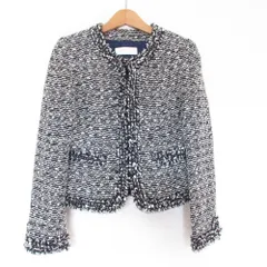 トゥモローランド　コレクション　LINTON ジャケット LINTON TWEED COLLECTION 2023 Ballsey White Line