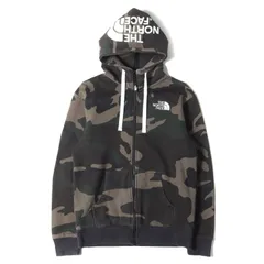 THE NORTH FACE ノースフェイス パーカー サイズ:S 17AW フードロゴ 刺繍 ジップ スウェットパーカー NOVELTY REARVIEW FULLZIP HOODIE ウッドランドカモ トップス フーデッド 迷彩