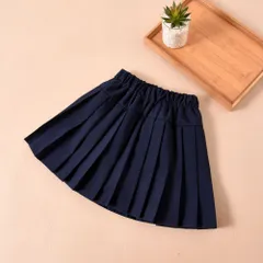 ☆ ネイビー ☆ 130cm ☆ ミニプリーツスカート pmyminiskirt01 プリーツスカート ミニ 女の子 無地 プリーツ スカート ミニスカート ミニ丈スカート 子供服 スクール ミニ丈 シンプル 女児 子供 こども 子ども キッズ ゆったり