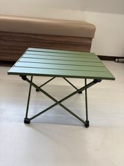 軽量　折りたたみテーブル オリーブグリーン◆アウトドア キャンプ バーベキュー 　スポーツ観戦　テーブル