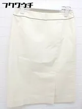 ◇ INDIVI インディヴィ 膝丈 台形 スカート サイズ40 アイボリー レディース  【1103290012919】
