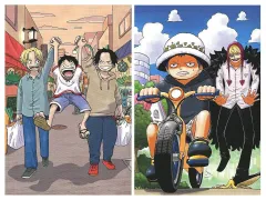 【中古】ポストカード 集合 あの日の思い出写真風ポストカード 「ワンピース学園」 最強ジャンプ 2024年5月号付録