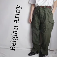 【着回し抜群】ベルギー軍 M64カーゴパンツ 80年代 ユーロヴィンテージ 3B