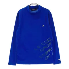 サイズ：M LECOQ GOLF ルコックゴルフ  モックネック 長袖Tシャツ  ブルー系 [240101327771]# ゴルフウェア メンズ ストスト