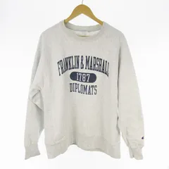 チャンピオン CHAMPION 00’S スウェット トレーナー 単色青タグ 復刻 REVERSE WEAVE リバースウィーブ 3段 プリント 2XL グレー ネイビー Salvador ヴィンテージ オールド