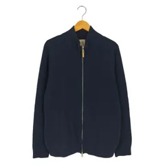 ジェイクルー J.CREW 畔編み フルジップカーディガン ドライバーズニット メンズ import：XL のサムネイル