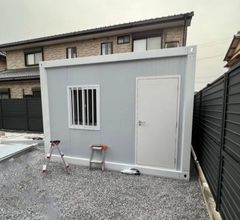 ユニットハウス プレハブ 倉庫物置 事務所 車庫ガレージ 店舗 組み立て式 連結可能 仮設住宅 電気工事可 内装工事可 全国OK
