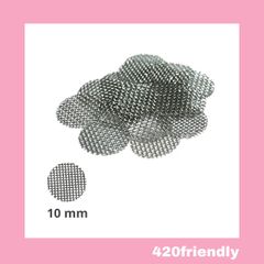 420friendly バリカタスクリーン "PIPE SCREENS" 20枚セット10mm パイプ ボング用 スクリーン ネット 網