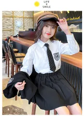 訳あり　150 フォーマルスーツ4点セット 女の子 ネクタイ 黒 卒業式 入学式