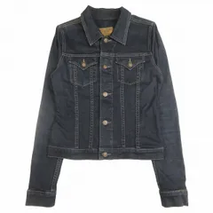 アールジーン Earl Jean ストレッチ デニム ジャケット Gジャン ジージャン タイト ブルゾン アウター P/S インディゴ レディースのサムネイル
