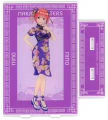 【中古】アクリルスタンド・アクリルパネル 中野二乃 BIGアクリルスタンド 「映画 五等分の花嫁 描き下ろしイラスト チャイナドレスver. 当たり付き一撃缶バッジコレクション」 あたり景品