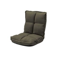 1人掛けソファ ローソファ グリーン ビーカンパニー b-company - メルカリ