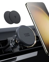 【新着商品】LG Nexus HTC Wiko Oneplus Oppo Motorola Huawei Samsung iPhone プレート付属 片手操作 片手操作 Nokia 360°回転 磁力強化 360度調整 二重ロッククリップ 着脱簡単 置くだけく
