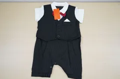 【未使用品】ベビー服　蝶ネクタイ付きロンパース　90　95