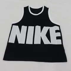 美品 ナイキ タンクトップ ノースリーブトップス ブラック×ホワイト 2XLサイズ ポリエステル100％ メンズ 2000000 NSK OMI