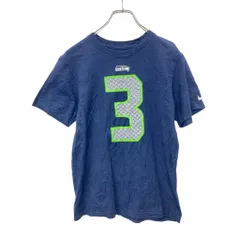 NIKE 半袖 プリント Tシャツ Lサイズ ナイキ バックプリント ネイビー メキシコ製 古着卸 アメリカ仕入 t2405-3223