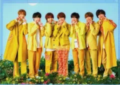 【中古】クリアファイル なにわ男子 A4オリジナルクリアファイル(メンバー絵柄B/花畑) 「CD The Answer/サチアレ 初回限定盤2」 先着購入特典