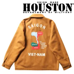 HOUSTON/ヒューストン 51520 MELTON VIETNAM JACKET (MAP) / メルトン ベトナムジャケット (マップ) ライトアウター ジャケットメンズ アメカジ  ジーンズメンズ メンズジャケット MUSTARDのサムネイル