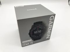 【ベルト欠品】GARMIN(ガーミン) フラッグシップモデル fenix 7X Sapphire Dual Power Ti/Chestnut Leather Band