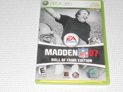 xbox360★MADDEN NFL 07 HALL OF FAME EDITION 海外版 アジア版★箱付・説明書付・ソフト付★動作確認済