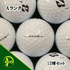  ロストボール ブリヂストン BRIDGESTONE TOUR B XS 年代混合 ホワイト 12球 【Aランク】 ゴルフボール