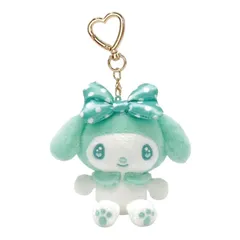 推し色マスコット マイメロディ GR グリーン キーホルダー ぬいぐるみマスコット サンリオキャラクターズ