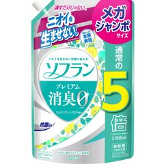 【新着商品】柔軟剤 フレッシュグリーンアロマの香り 詰め替え プレミアム消臭 メガジャンボ 【大容量】ソフラン 2100ml