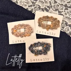 かぎ編み モヘア パッチンピン