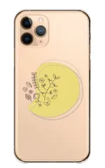 Galaxy S21 Ultra 5G SC-52B ケース カバー ギャラクシーS21ウルトラ スマホケース ハードケース ボタニカル柄 花柄 フラワー 植物 北欧柄 かわいい おしゃれ 上品 線画 透明 クリア カラー05