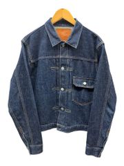 EVISU (エヴィス) No.5 1st コットン デニムジャケット Gジャン 日本製 LOT1506 40 インディゴ メンズ/025