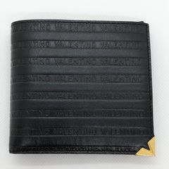 VALENTINO GARAVANI ヴァレンティノガラヴァーニ ヴァレンチノ 二つ折り財布 折り畳み財布 レザー ロゴ