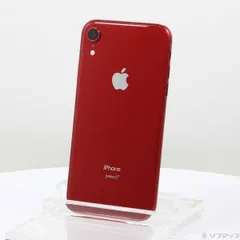 〔中古品〕 iPhoneXR 64GB プロダクトレッド NT062J／A SIMフリー【258】
