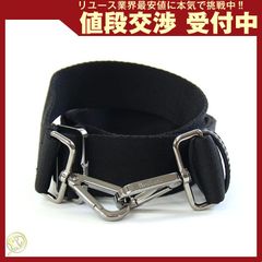 新品未使用　プラダ ベルト 2C2114 ブラック シルバー金具 プラダ ベルト 2C2114 ブラック シルバー金具 - メルカリ