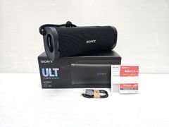 <BR> 【中古品】 ソニー SONY ワイヤレス ポータブル スピーカー ULT FIELD 1 SRS-ULT10 重低音 アウトドア 防水 ブラック ○YR-19059○