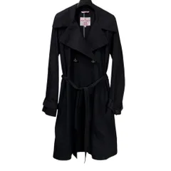 美品 Vivienne Westwood red label ヴィヴィアンウエストウッド ダブルブレスト オーブボタン ベルテッドコート 2 ブラック レディース 古着 中古 USEDのサムネイル