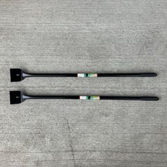 【102cmと長柄で頑丈！トラクターのロータリー・コンバインの泥落としなどに！お得な2本セット！】  トラクターロータリー泥落とし×2本セット