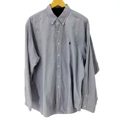 ラルフローレン RALPH LAUREN BLAKE ギンガムチェック ボタンダウンシャツ メンズ import：XL 